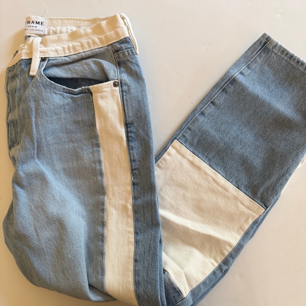 Frame Denim Le Original Sadie  Cropped Straight Leg Jeans